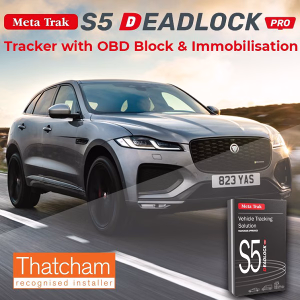 Meta Trak S5 DEADLOCK PRO Tracker with OBD Block and Engine Immobilisation - incarmusic.co.uk