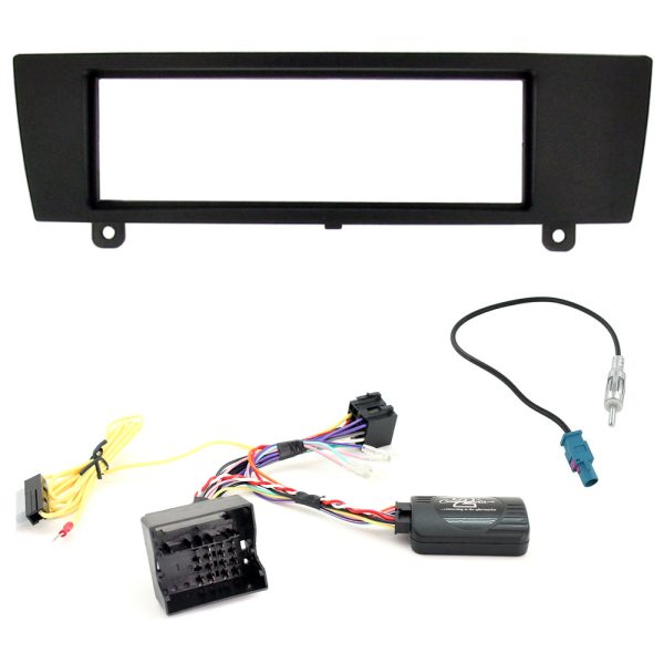 BMW 1 3 Series Single Din Car Stereo Fascia Panel Fitting Kit + Steering Controls