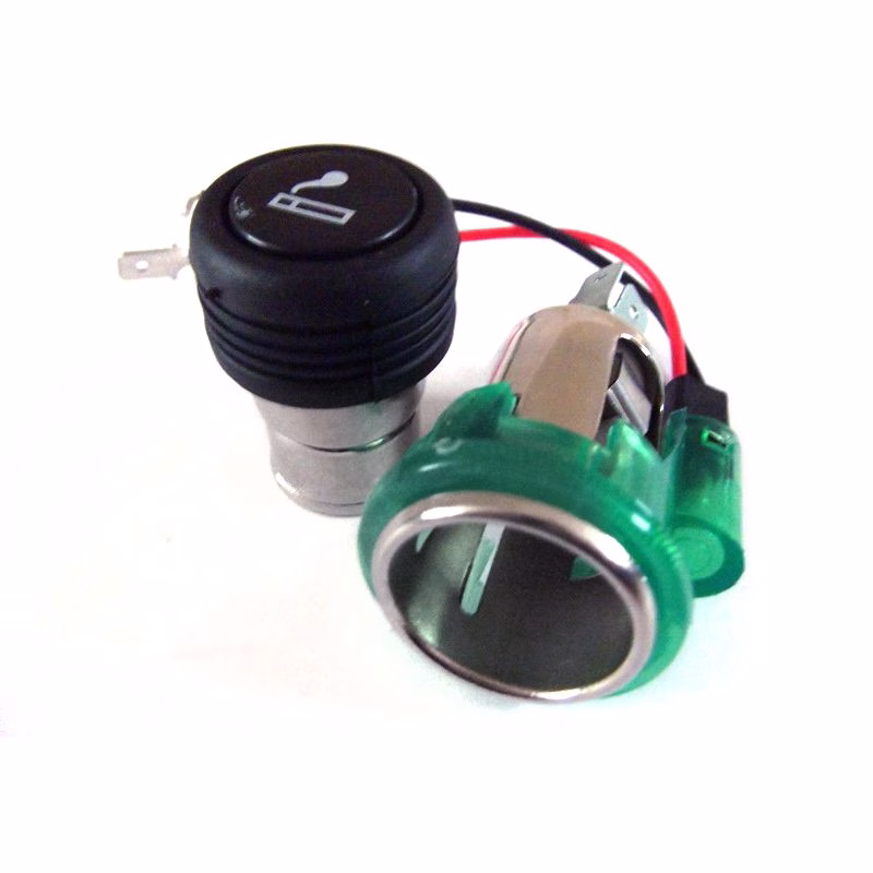 12v Illuminated Car Cigarette Cigar Lighter Socket Replacement Kit Light Up Fitting Accessories pa_make - incarmusic.co.uk