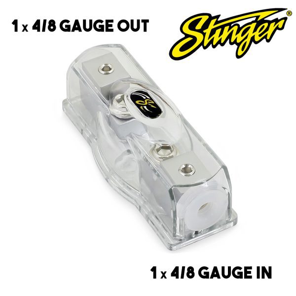Stinger SHD801 4/8 Gauge Corrosion Resistant MIDI Inline ANL Fuse Holder