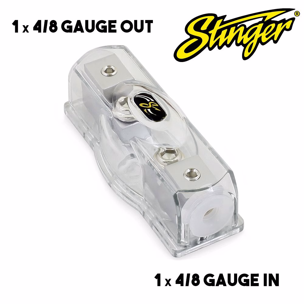 Stinger SHD801 4/8 Gauge Corrosion Resistant MIDI Inline ANL Fuse Holder - incarmusic.co.uk