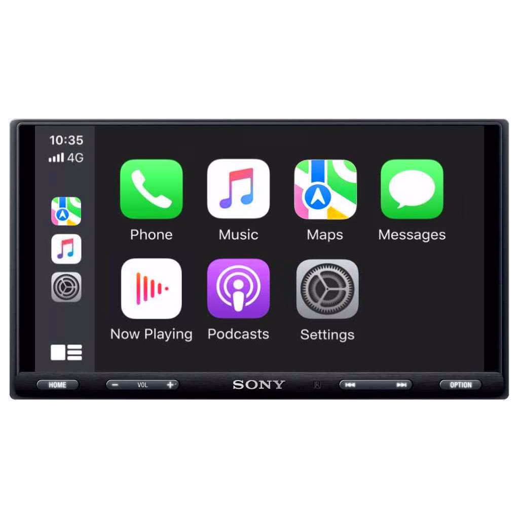 SONY XAV AX5650D Double Din 6.95″ Touch Screen DAB Bluetooth CarPlay Android Auto Car Stereo with HDMI Input -...