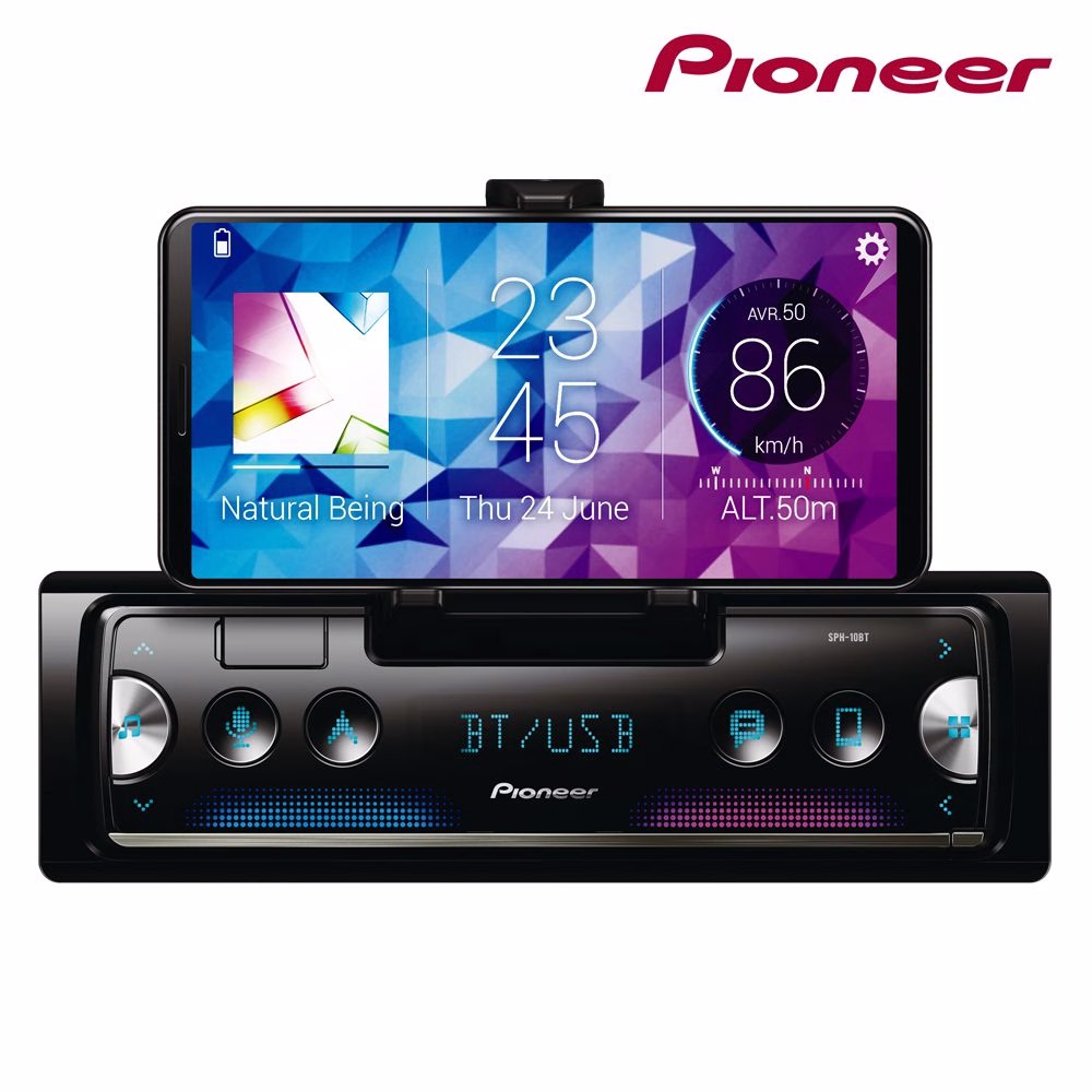 Pioneer SPH-10BT Bluetooth Car Stereo with USB and Spotify plus FREE MIC - incarmusic.co.uk