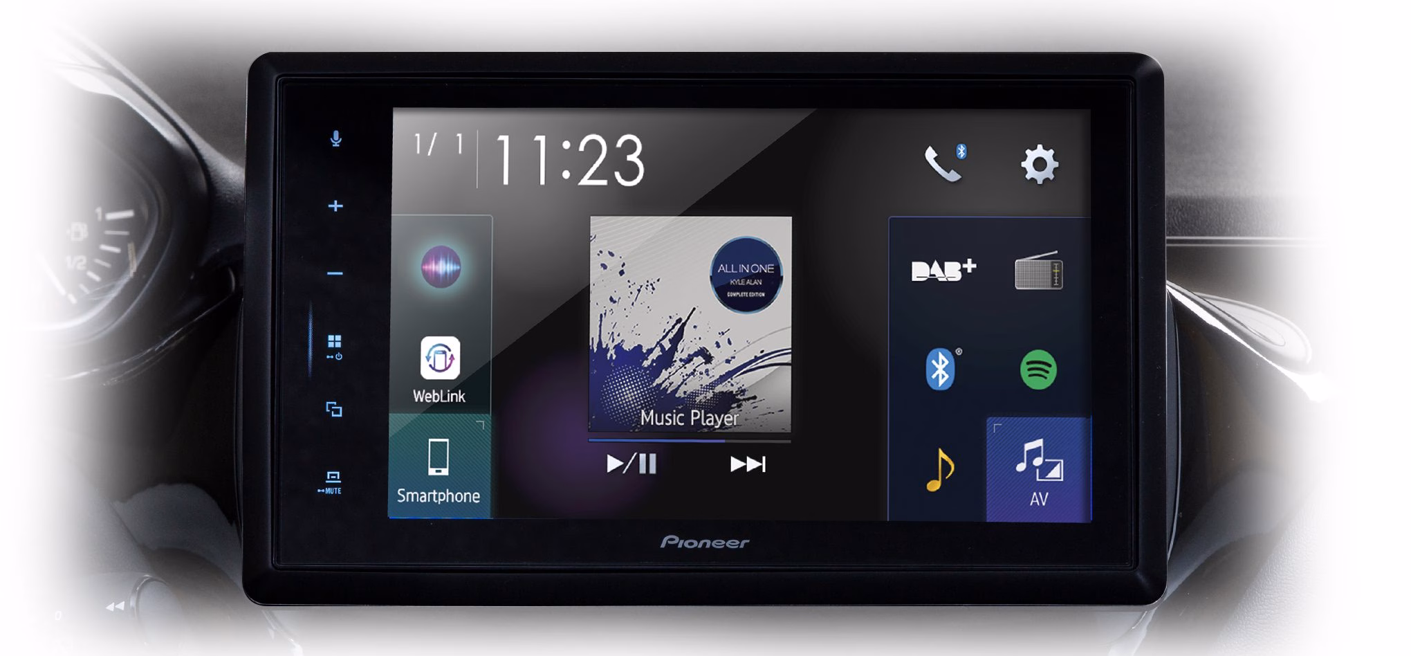 Pioneer SPH-EVO82DAB-208 Peugeot 208 / 2008 (2012 – 2019) 8″ CARPLAY, ANDROID AUTO, WEBLINK, DAB+ Car Stereo -...