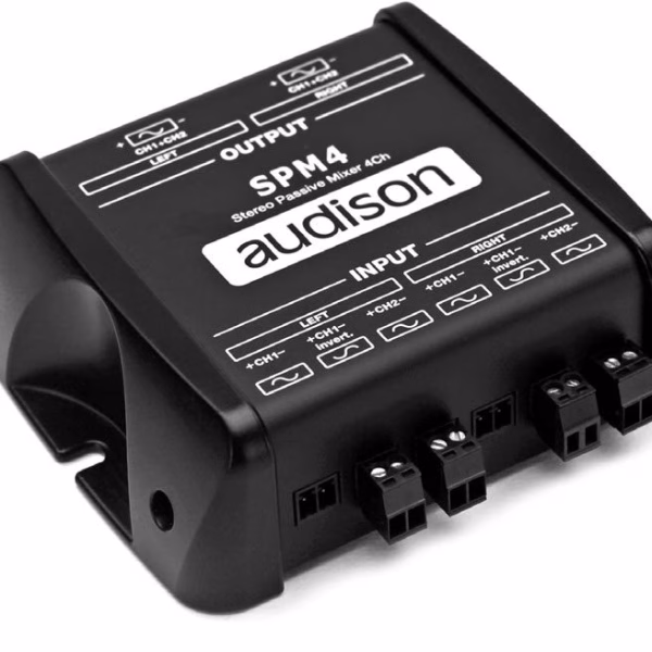 Audison SPM4 - 4 Channel Stereo Passive Mixer