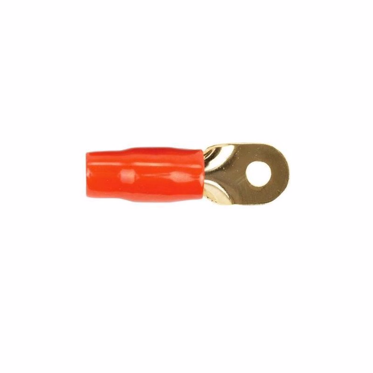 25x RED PRO SERIES RING TERMINAL 1/0 GAUGE INPUT TO 5/16″ RING BULK PACK - incarmusic.co.uk