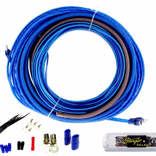 4awg Gauge Amplifier Wiring Kit Fuse Holder RCA Amplifier Cable
