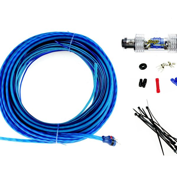8awg Gauge Amplifier Wiring Kit Fuse Holder RCA Amplifier Cable - incarmusic.co.uk