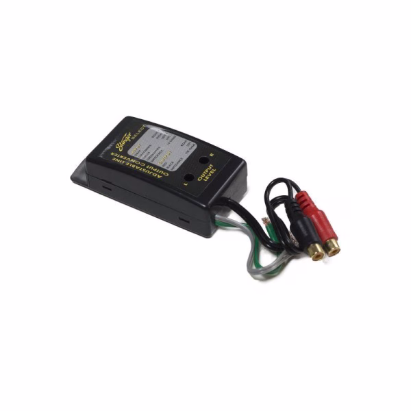 Stinger 2 Channel Adjustable High to Low Car Speaker to RCA Line Car Amp Converter