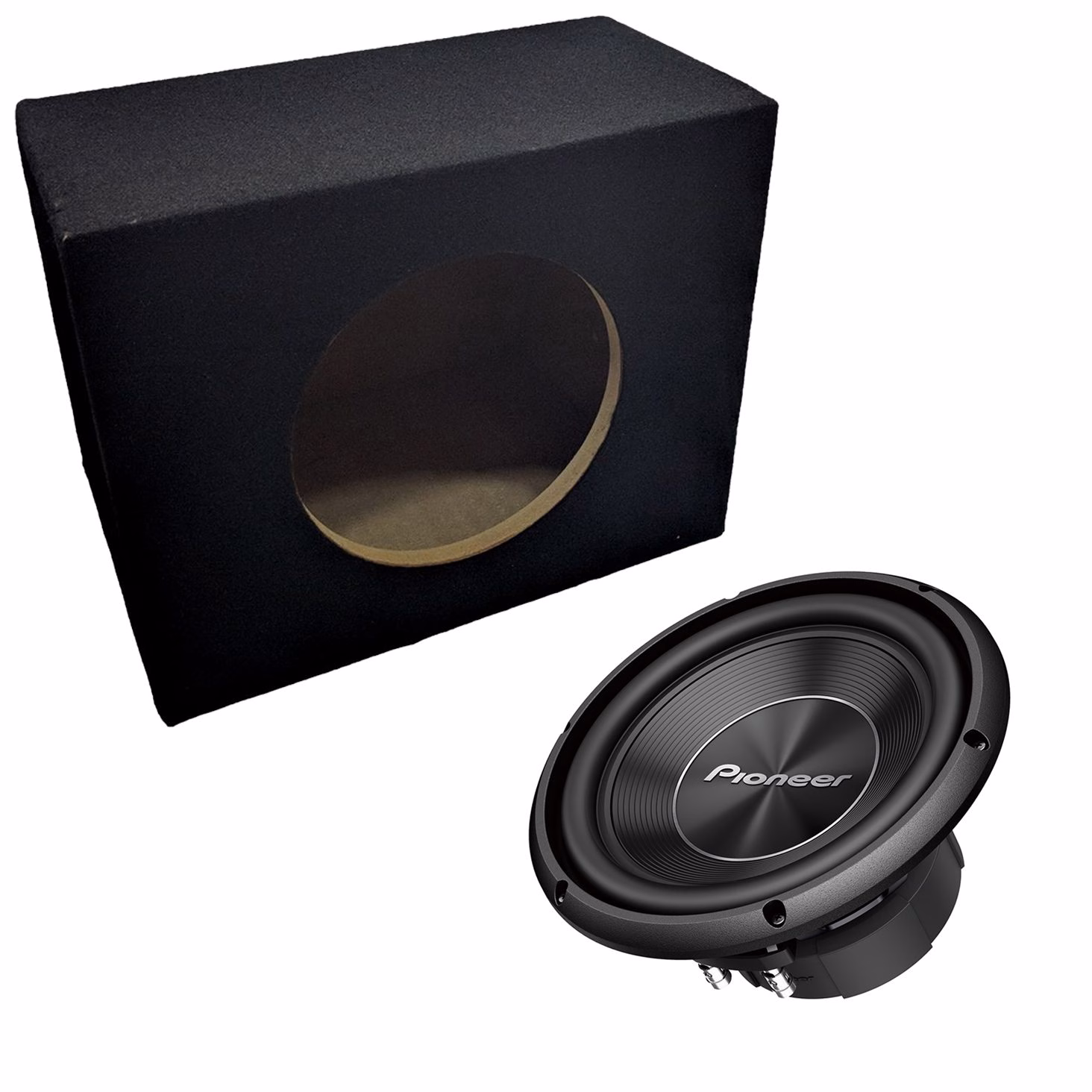Pioneer 10″ Car Bass Subwoofer 1300w + 10 Inch Speaker Box Enclosure - incarmusic.co.uk