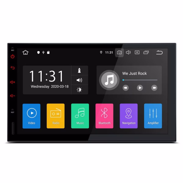 TA710L Universal 7" Double Din Android 10 Car Stereo GPS Navigation Multimedia Player with Fast Boot Time