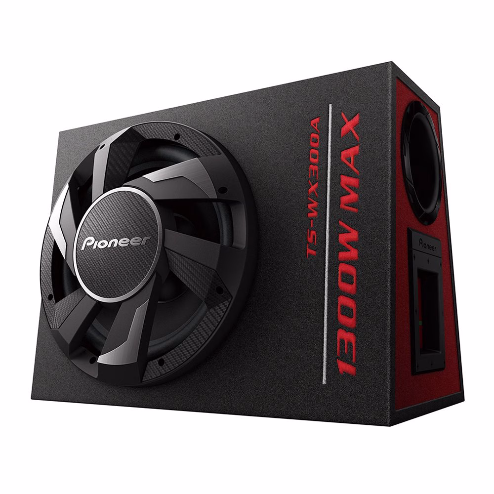 Pioneer TS-WX300A 12 Inch 30cm 350W RMS 1300W Active Car Subwoofer Bass Box - incarmusic.co.uk