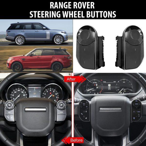 Digital Steering Wheel Touch Buttons OEM Style For Land Rover Range Rover Vogue L405 Sport L494 2013-2018