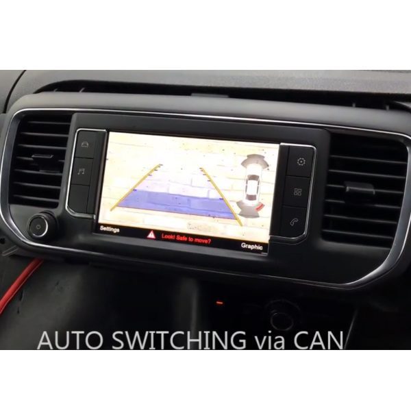 Front & Reverse Camera Integration Kit for Citroen/Peugeot/Toyota 2017 Model Year Onwards