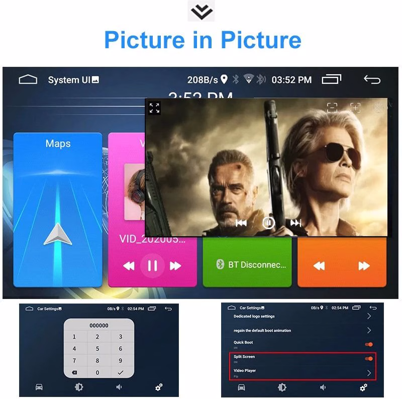 9” Android Carplay Stereo Radio Multimedia System For Toyota Prius Plus 2012-2015 Toyota pa_vehicle-year, pa_marca_auto,...