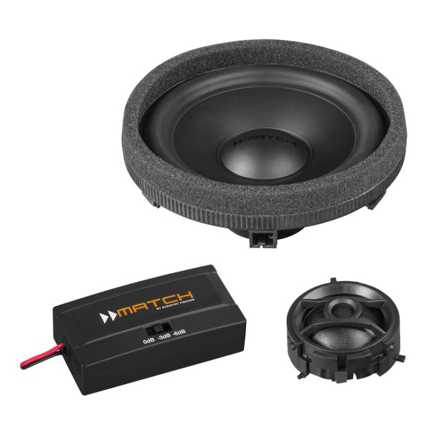 MATCH UP C42MB-FRT.3 Mercedes C, E , GLC and S Class 4″ 2-Way Component Speakers 60W - incarmusic.co.uk