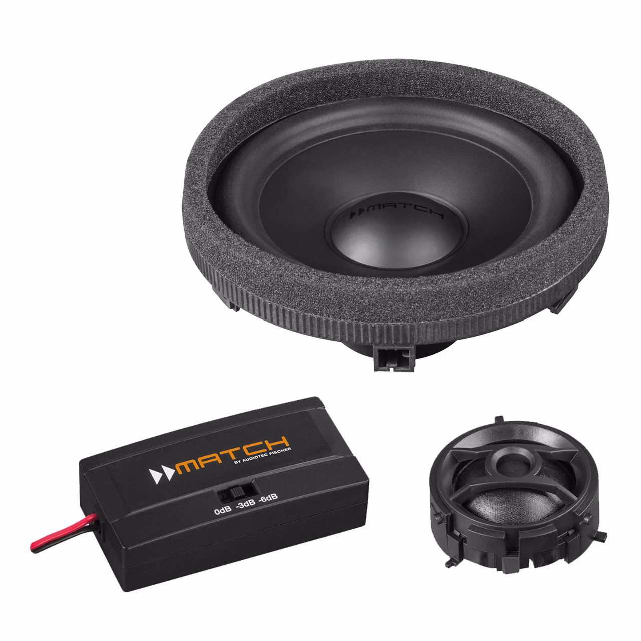 MATCH UP C42MB-FRT.3 Mercedes C, E , GLC and S Class 4″ 2-Way Component Speakers 60W - incarmusic.co.uk