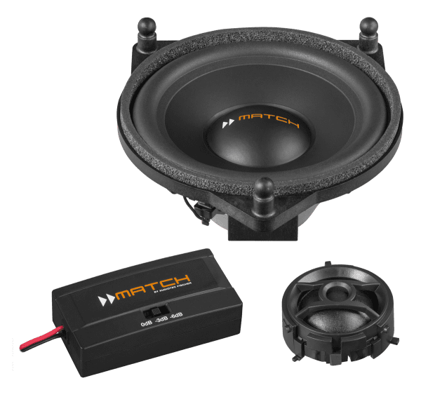 Match Audiotec Fischer Match UP C42 MB-FRT 4" 2-Way Component Speaker System 60W for Mercedes