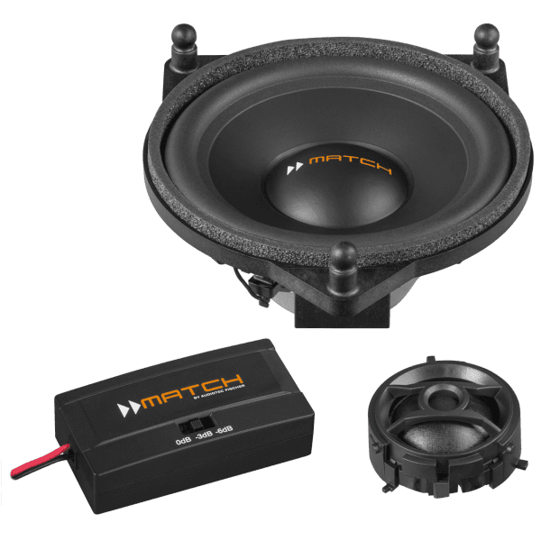 Match Audiotec Fischer Match UP C42 MB-FRT 4″ 2-Way Component Speaker System 60W for Mercedes - incarmusic.co.uk