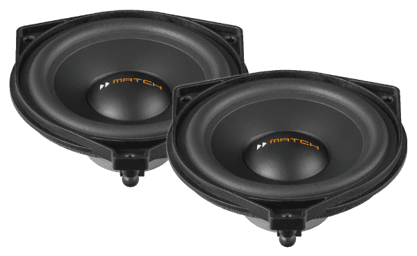 Match Audiotec Fischer UP S4MB-SUR 10cm / 4" Woofer Kit Speakers for Mercedes-Benz models