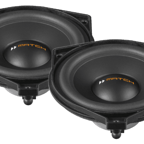 Match Audiotec Fischer UP S4MB-SUR 10cm / 4″ Woofer Kit Speakers for Mercedes-Benz models - incarmusic.co.uk