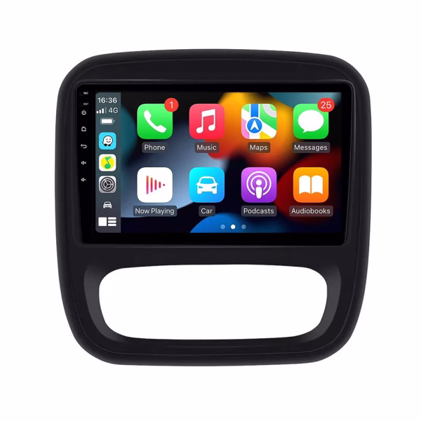 9″ GPS Navigation Radio Android System Car Multimedia Player With Apple CarPlay & Android Auto, Bluetooth, Wifi, Usb, Aux...