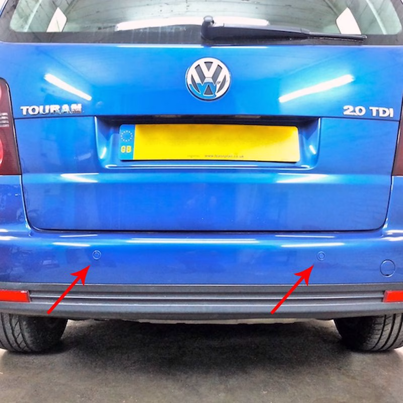 Rear Parking Sensor Kit 4 Way 19mm + Towbar Detection and PS62 Display – 12v/24v Parking Sensors pa_make - incarmusic.co.uk