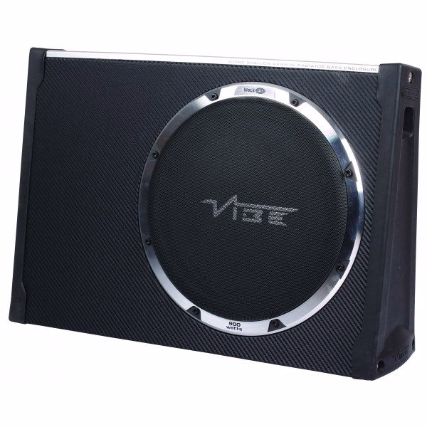 Vibe Blackair T12S-V6 Bass Box 8" subwoofer with 12" passive subwoofer in box