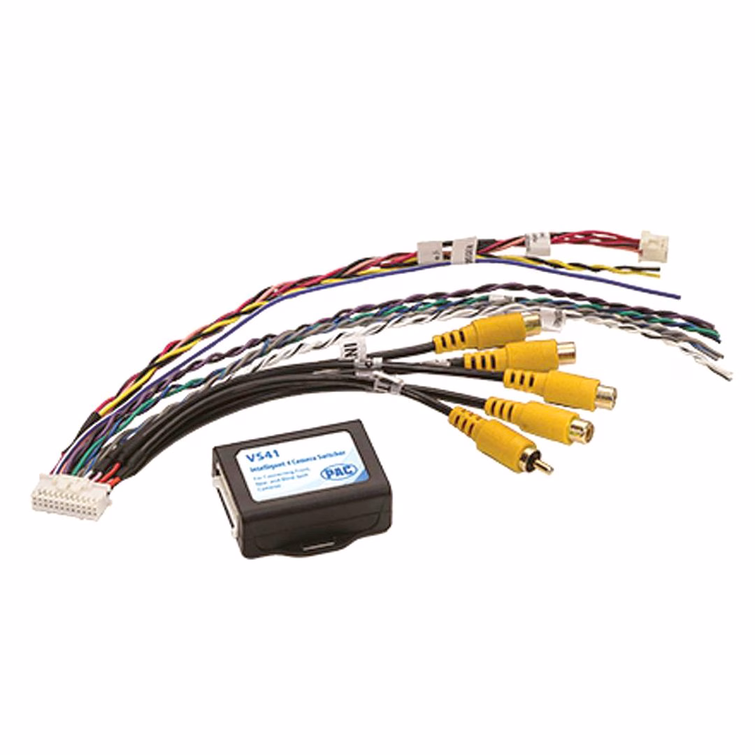 VS41 PAC Intelligent Universal 4 Camera Switcher with 4 Camera Inputs (front, left and right side, and rear) -...