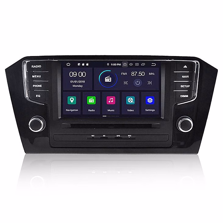 7″ Carplay DVD Player Stereo Radio Android Octa Core 64GB ROM 4GB RAM with Wifi & Bluetooth for Volkswagen Passat 2016...