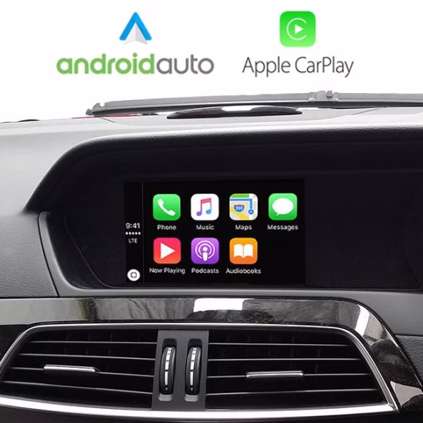 Mercedes NTG 4.5 / 4.7 wireless Apple CarPlay Android Auto Interface for A B C E Class - incarmusic.co.uk