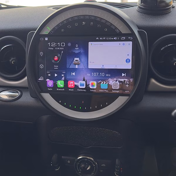 9″ Android CarPlay GPS Navigation Stereo Multimedia Player Custom Fit For BMW Mini Cooper R50 R52 R53 R56 R60 2000-2020...