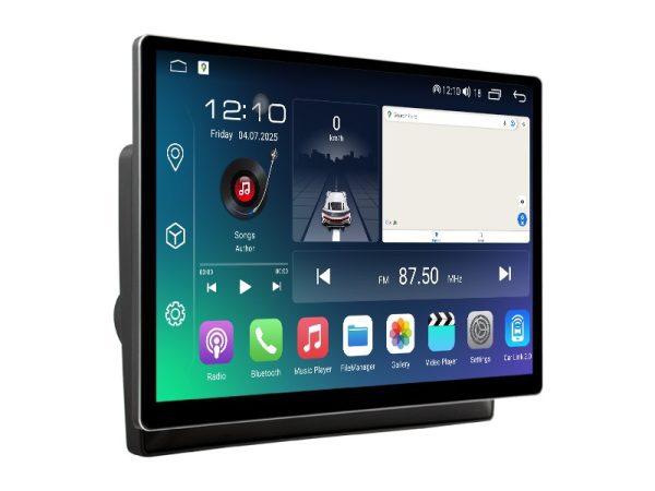 12.5" Car Android Stereo Radio Octa Core With Apple CarPlay & Android Auto For Ford Transit connect T250 Tourneo Fiesta Ecosport 2017-2023