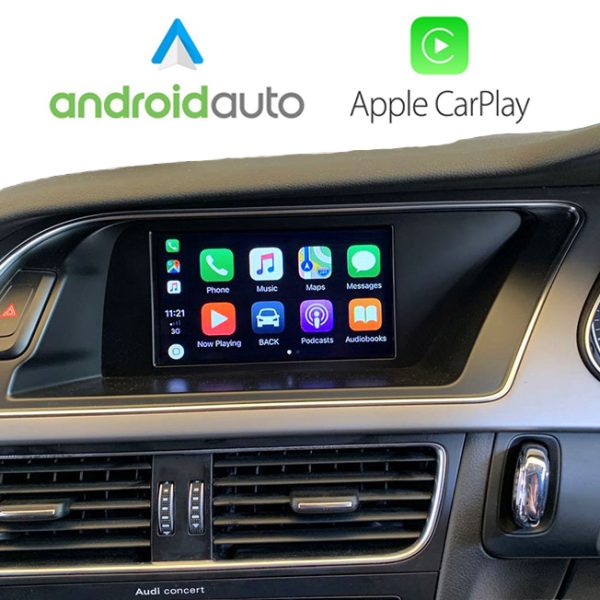 Wireless Apple CarPlay Android Auto Retrofit for Audi A4 A5 S5 A6 S6 Q7 A8 S8 MMI 2G High 2005-2009 - incarmusic.co.uk