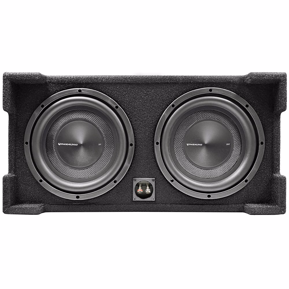 Phoenix Gold ZX210PBS ZX-Series Dual 10″ 700W 2 OHM SVC Loaded Slim Subwoofer Box Miscellaneous pa_make - incarmusic.co.uk