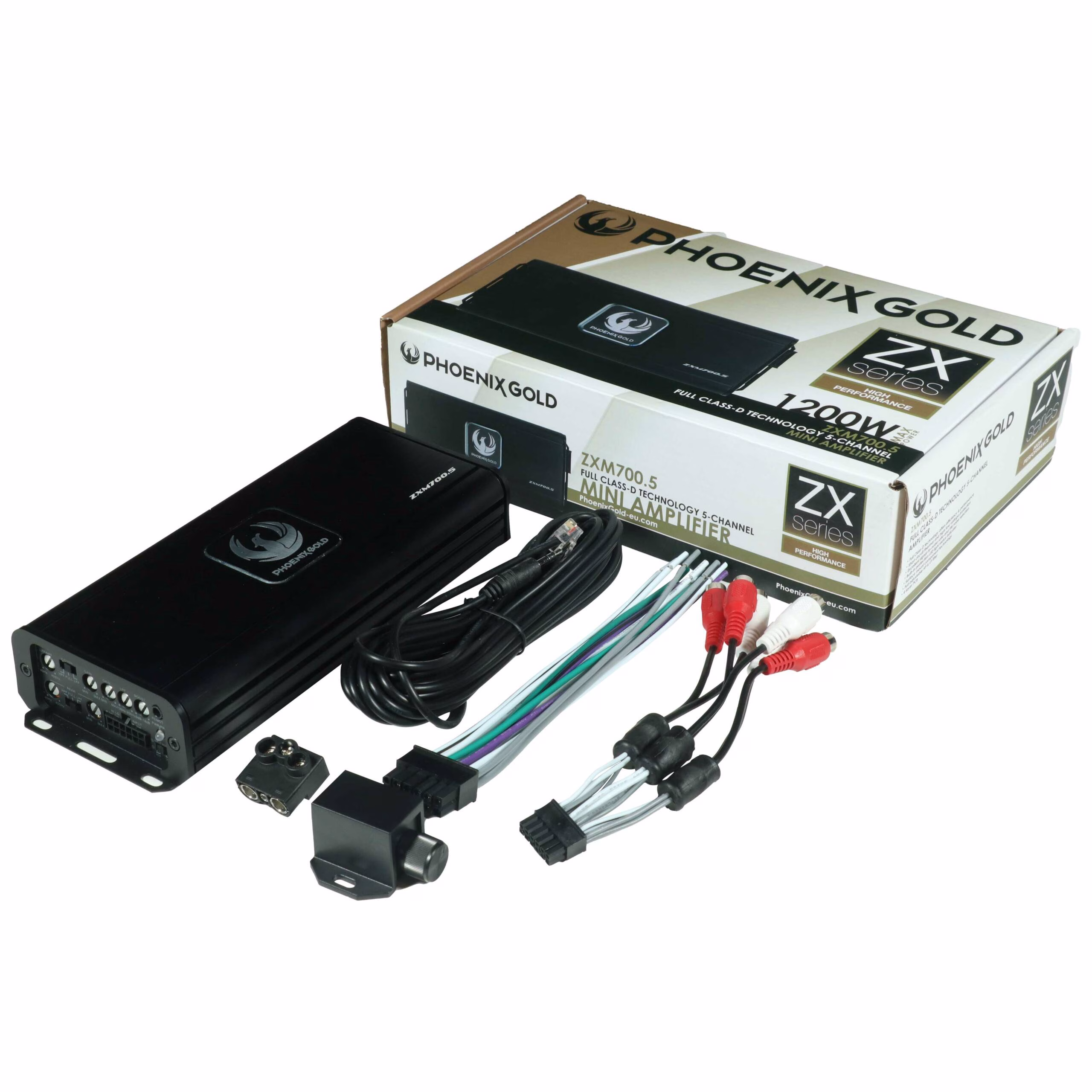 PHOENIX GOLD ZXM700.5 5 Channel Mini Amplifier Class D RMS Power 1200 W 5 Channel plus (Multi Channels) pa_make -...