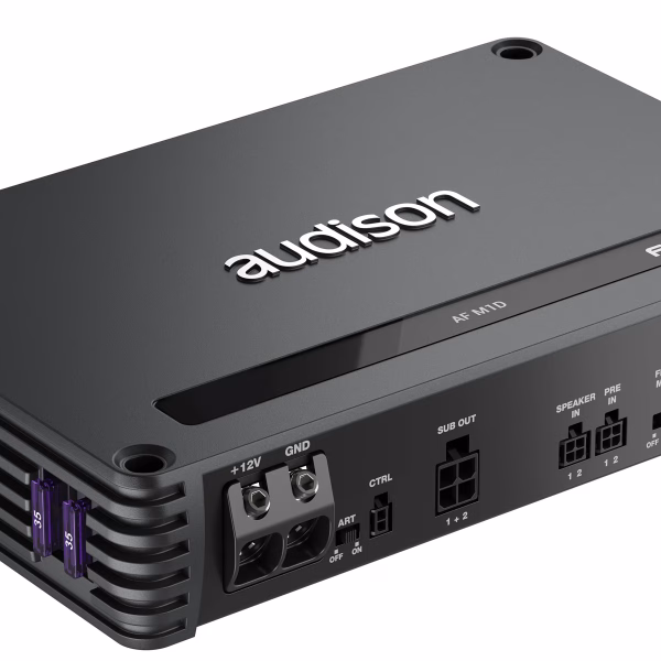 Audison AF M1D Amplifier | 1000 W total power | 1 x 1200 W @ 1ohm | D-class - incarmusic.co.uk