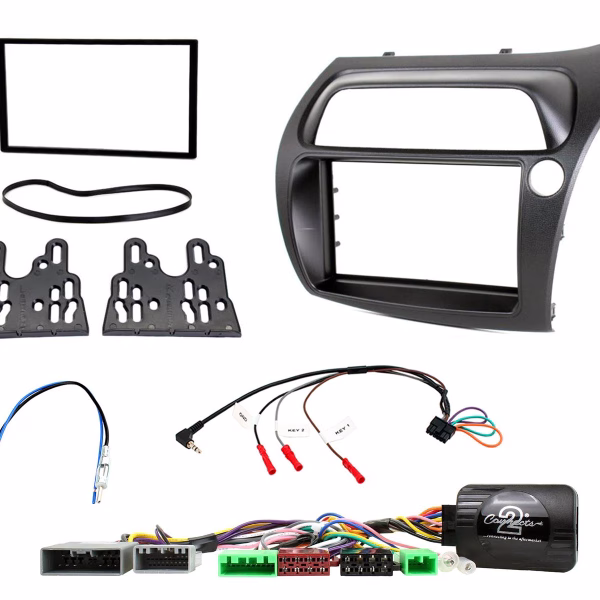 Honda Civic Double Din Car Stereo Fitting Kit & Steering Control - incarmusic.co.uk