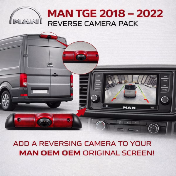 MAN TGE Rear Camera Integration Kit for MIBv2 Screen - incarmusic.co.uk