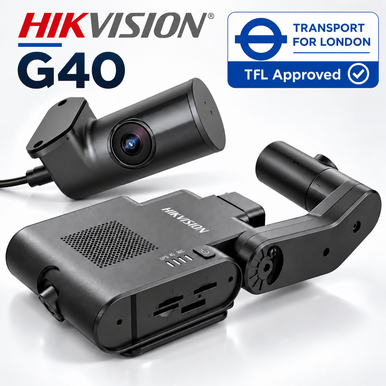 Photo: TFL Approved Dash Camera | 4G Hikvision G40 3CH for Taxis & PHV | Front | Rear | Internal Cam – FREE INSTALLATION ·...
