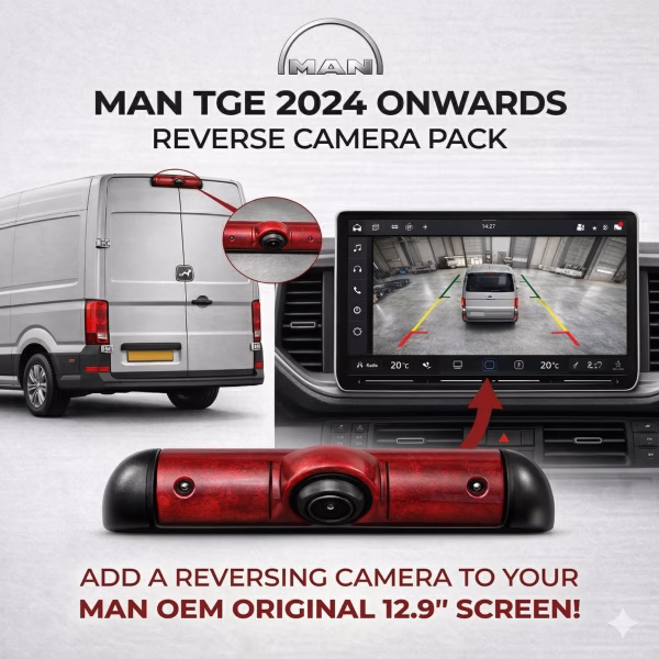 MAN TGE Rear Camera Kit for 12.9 inch Screen - incarmusic.co.uk