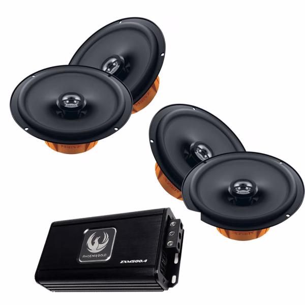 Hertz Dieci 2 Way Coaxial Speakers 6.5″ & 4 Channel Amplifier Package - incarmusic.co.uk