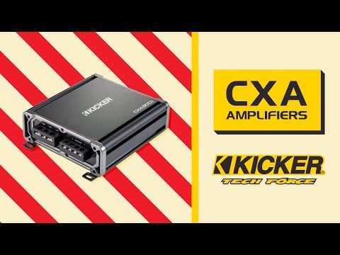 Kicker KA46CXA12001 CX 1200W Monoblock Class D Subwoofer Amplifier - incarmusic.co.uk