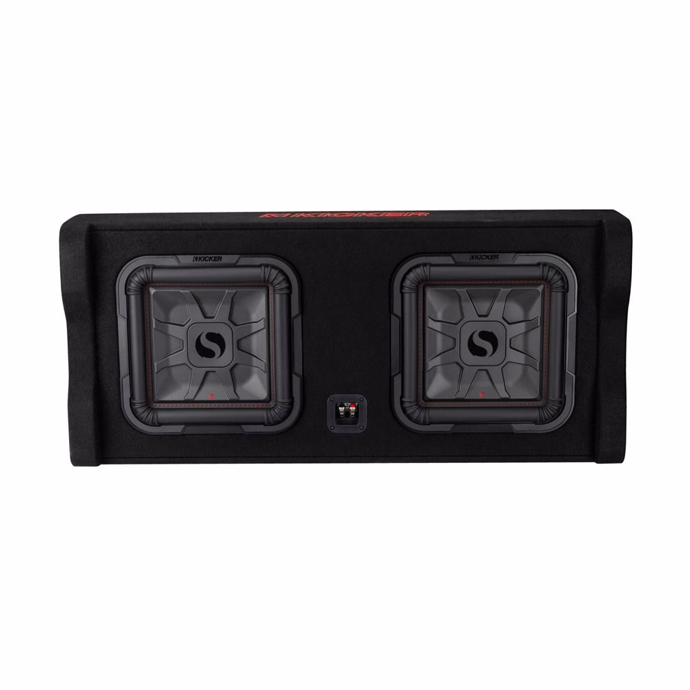 Kicker KA49DL7TDF122 L7T Dual 12″ Down Firing Loaded Enclosure – 2 Ohm - incarmusic.co.uk
