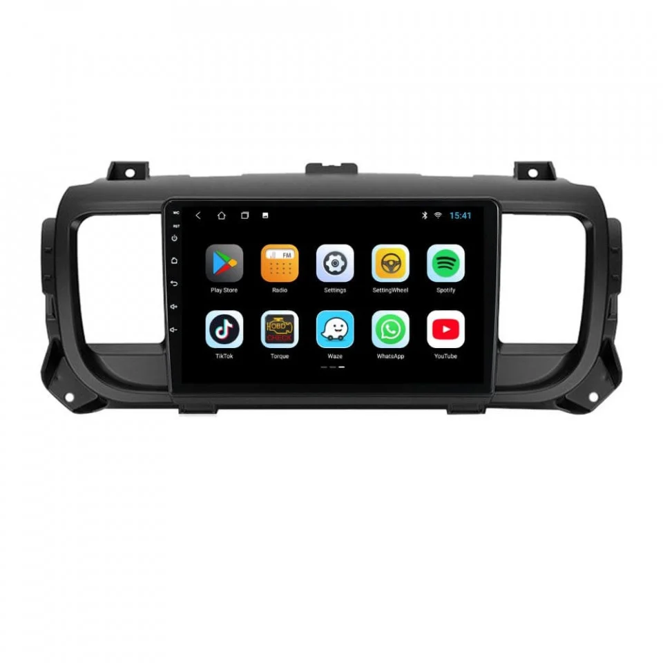 9” Android Multimedia Carplay Stereo With Bluetooth, Wifi, Usb, Aux Custom Fit For Citroen Dispatch Jumpy SpaceTourer,...