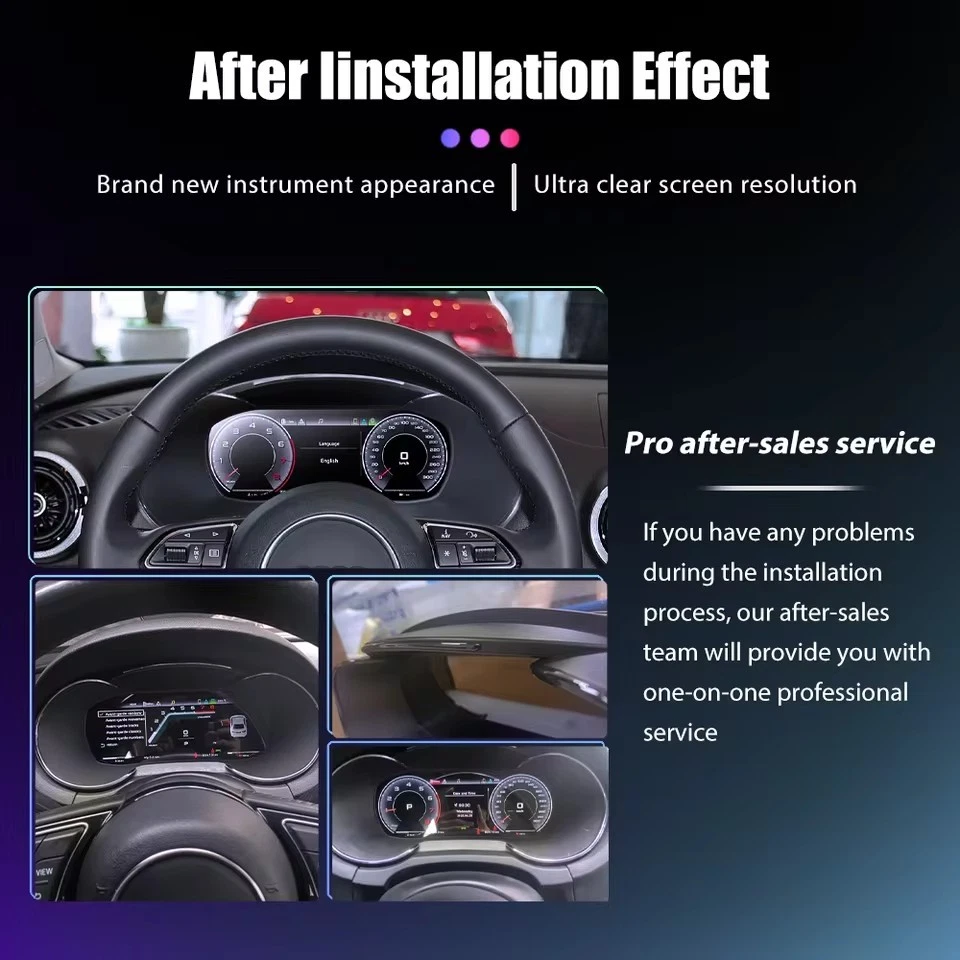 Virtual Cockpit 12.3″ Digital Speedometer Odometer Instrument Cluster Upgrade for Audi Q3 2011-2018 - incarmusic.co.uk