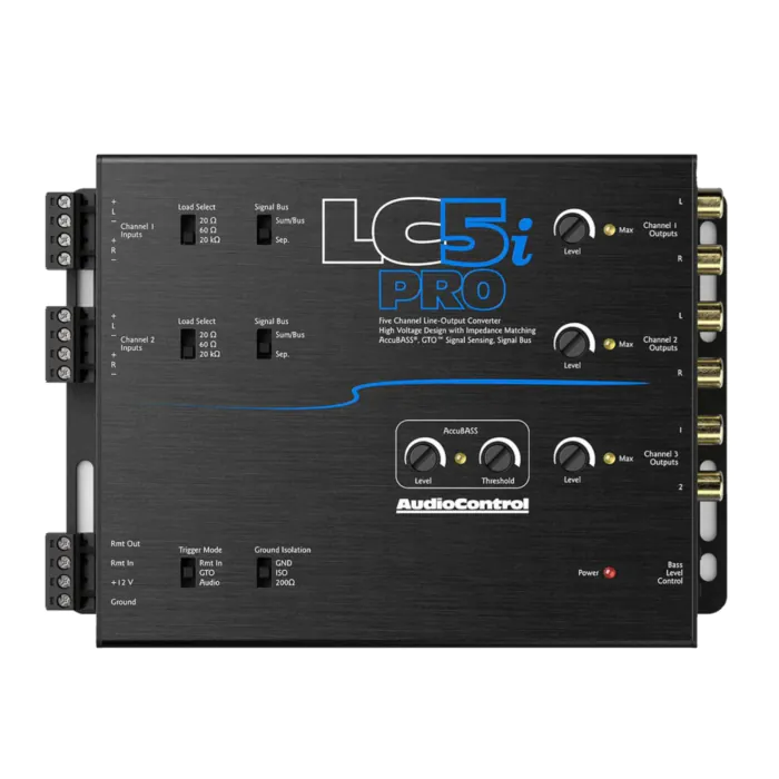 AudioControl LC5i PRO – 5 Channel Line Output Converter With AccuBass - incarmusic.co.uk