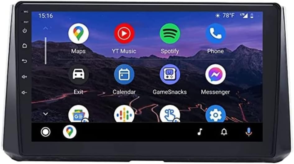 10” Android Multimedia Wireless Apple Carplay Stereo With Bluetooth, Wifi, Usb, Aux Custom Fit For Toyota Corolla...