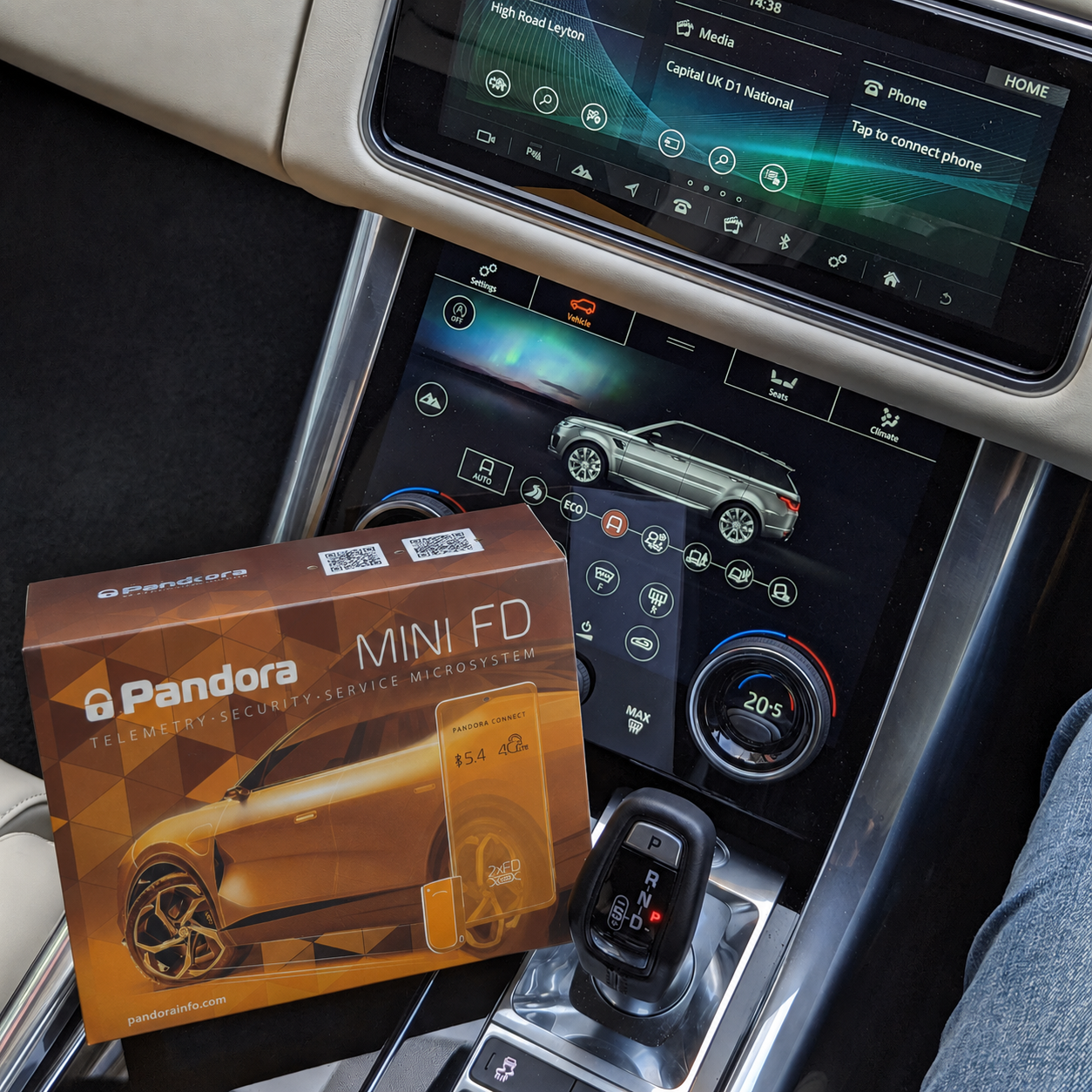 Pandora Mini FD V5 Insurance Approved Car Alarm System with Shock Tilt Motion Sensor Immobiliser Tag and Phone App - Image 5