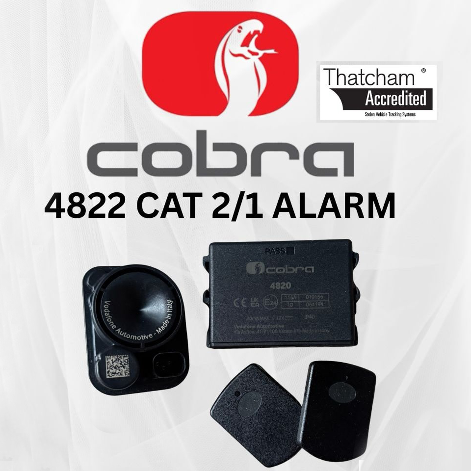 Cobra 4822 Thatcham Cat 2-1 ADR Car Alarm (A4615) with ADR Card - incarmusic.co.uk